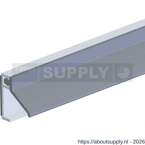 Ellen inbouwprofiel tochtband aluminium voor 6 mm afbouwspeling AIB 3N XL zelfklevend 230 cm - S51010323 - afbeelding 1