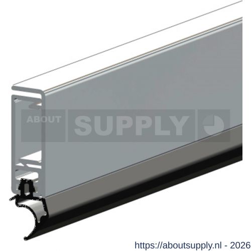 Ellen opbouw tochtprofiel aluminium ASP deurset - S51010329 - afbeelding 1