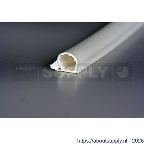 Ellen inbouwprofiel tochtband siliconen zelfklevend Weatherstrip Silicon wit 6 m - S51010412 - afbeelding 1