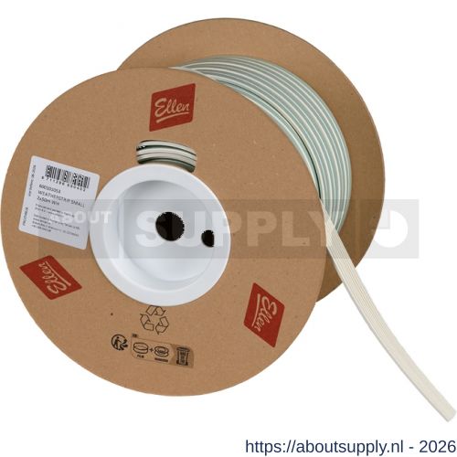 Ellen inbouwprofiel tochtband kunststof zelfklevend Weatherstrip Small kleine kier wit 2x50 m - S51010404 - afbeelding 1