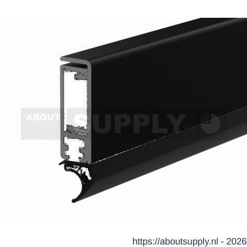 Ellen opbouw tochtprofiel aluminium ASP deurset - S51010445 - afbeelding 1