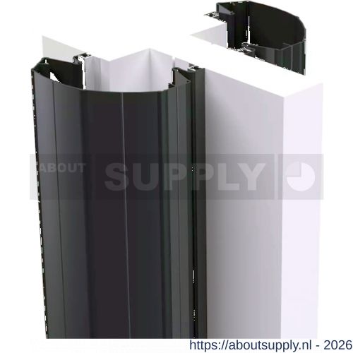 Ellen vingerbeschermingsprofiel Professioneel Finprotect Plus 120-120 zwart 250 cm - S51010083 - afbeelding 1