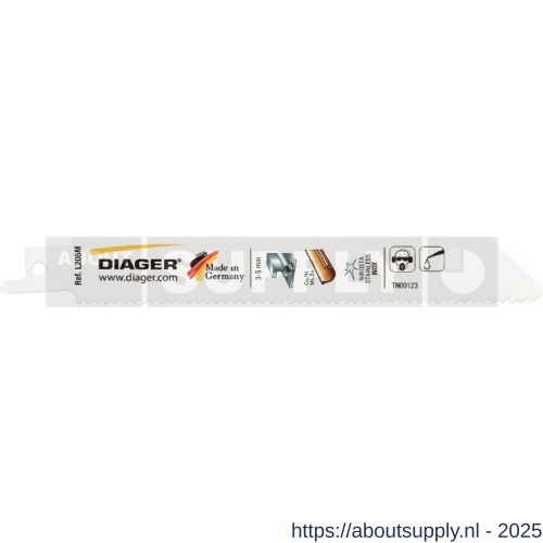 Diager reciprozaagblad staal-RVS 3-5 mm 280 mm - S40878415 - afbeelding 1