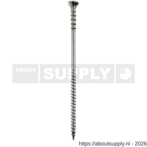 Woodies Ultimate stelschroef 6,0x100 mm Torx T 25 verzinkt - S40800013 - afbeelding 1