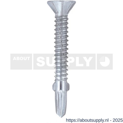 Steelies Ultimate vleugelteksschroef 6,3x50 mm verzonken kop Torx T 30 verzinkt - S40861474 - afbeelding 1