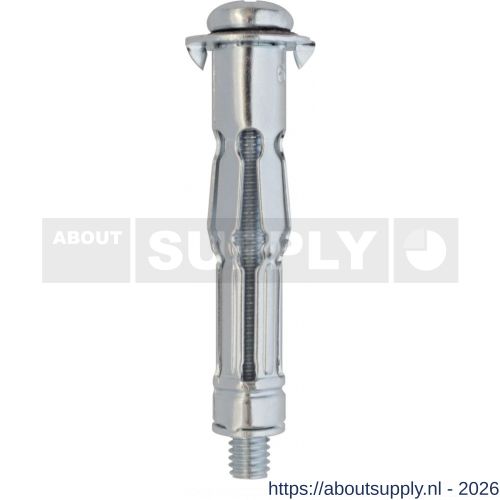FM TMC metalen hollewandplug 10x65 mm met schroef M5x71 mm - S40885442 - afbeelding 1