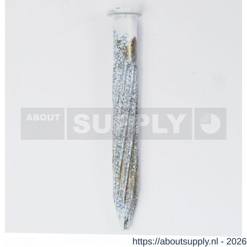 HJZ Z3 plintnagel 4.5 x40 mm platte kop geel verzinkt wit - S40870189 - afbeelding 1