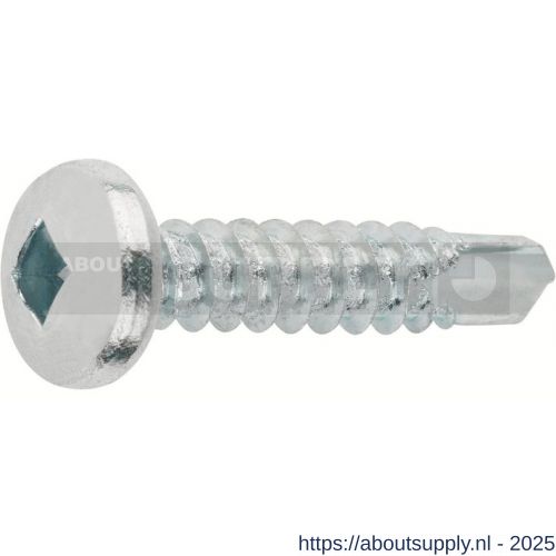 Index HC Z boorschroef DIN 7504N 4,8x45 mm bolcilinderkop binnenvierkant verzinkt - S40901708 - afbeelding 1