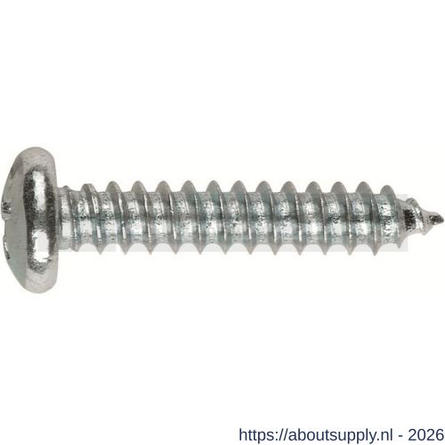 Index plaatschroef DIN 7981 HP Z 6.3x90 mm Phillips PH 3 verzinkt - S40901610 - afbeelding 1
