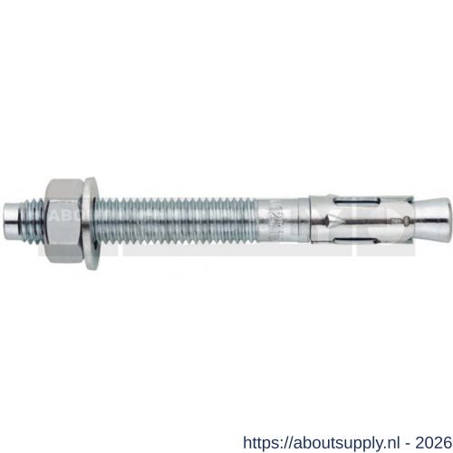 Index MTA doorsteekanker M8x155 mm diameter 8 mm verzinkt - S40900227 - afbeelding 1