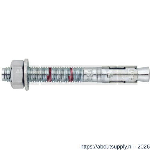 Index MTH doorsteekanker M8x90 mm diameter 8 mm verzinkt ETA optie 7 - S40900291 - afbeelding 1