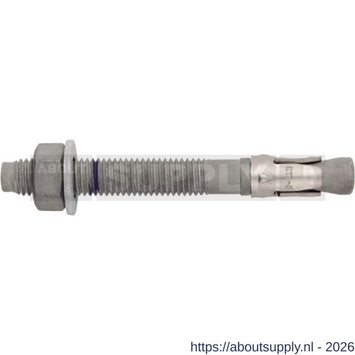 Index MTP-G doorsteekanker met A4 clip M16x145 mm diameter 16 mm verzinkt ETA optie 1 - S40900380 - afbeelding 1