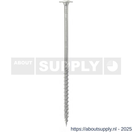 Klimas WKCP houtbouwschroef 8.0x140 mm tellerkop Torx T 40 verzinkt - S40897319 - afbeelding 1