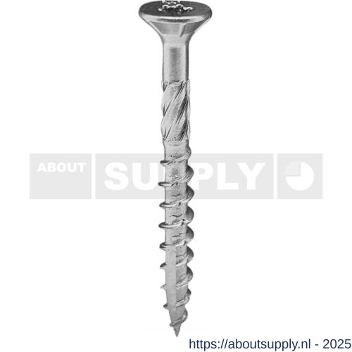 Woodies Ultimate 5,0x100/60 mm verzonken kop VK Torx T 25 RVS 410 - S40800410 - afbeelding 1