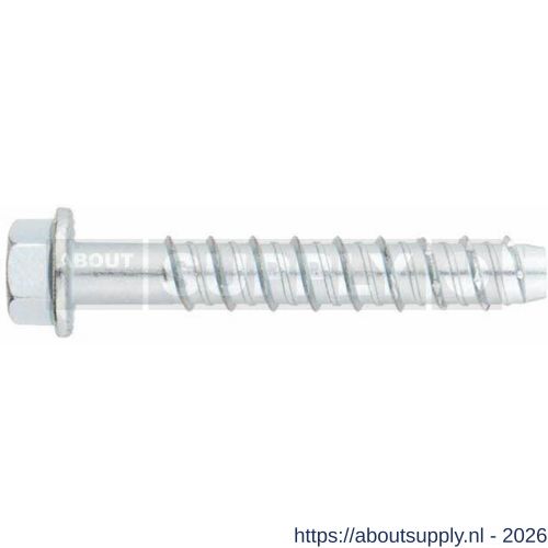 Index TF-E betonschroefanker zeskant 6x70 mm diameter 6 mm verzinkt optie 1 - S40901441 - afbeelding 1
