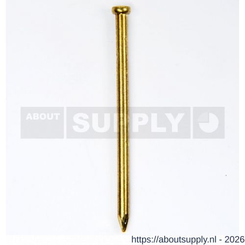 HJZ nagel 1.2x15 mm verloren kop messing 1 kg - S40870143 - afbeelding 1
