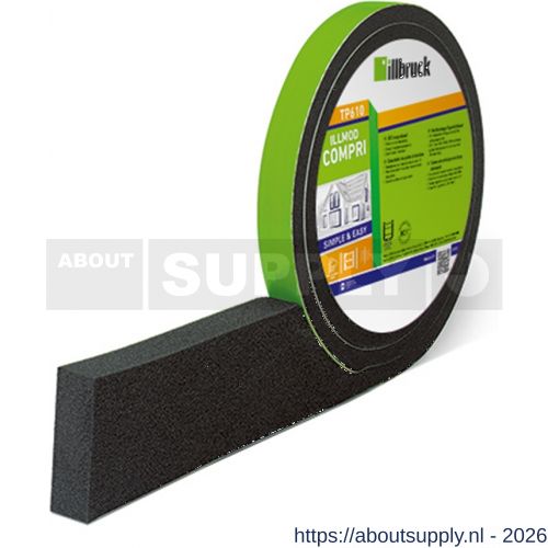 Illbruck TP610 ILLMOD compriband 50/22-40 mm antraciet 2,7 m - S54025082 - afbeelding 1