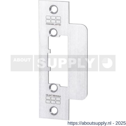 Maasland 53LP korte lipsluitplaat RVS 1,5 mm hoekig inclusief doosje - S11301613 - afbeelding 1