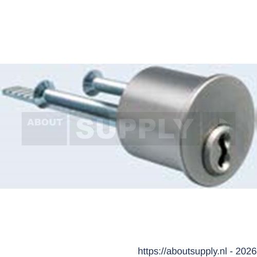 Evva buitencilinder 3KS SKG*** diameter 28 mm keersleutel plan messing vernikkeld - S22102417 - afbeelding 1