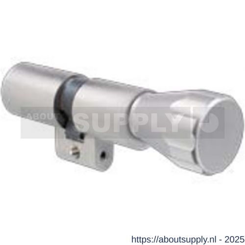 Evva rondcilinder dubbel knop MCS 81/K41=122 mm keersleutel plan messing vernikkeld knopmodel KKN RKZ - S22101817 - afbeelding 1