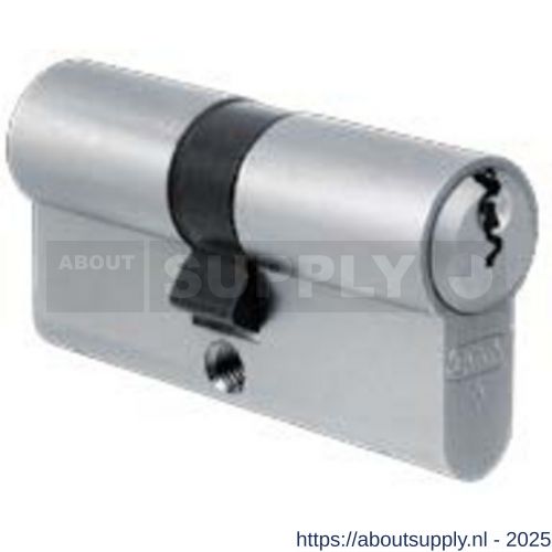 Evva profielcilinder dubbel NL SKG** 36/71=107 mm stiftsleutel conventioneel plan messing vernikkeld DZ - S22101287 - afbeelding 1