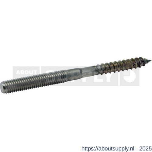GebuVolco 071 stokeind met zeskant M8x160 mm RVS A2 - S50001635 - afbeelding 1