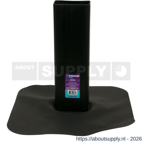 Premiumfol stadsuitloop waterkerende folie dakdoorvoer 60x100 mm 90 graden - S50200090 - afbeelding 1
