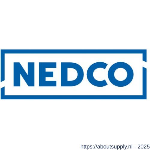 Nedco ventilatie lamellenrooster diameter 125 mm RVS terracotta RAL 8004 - S24001587 - afbeelding 1