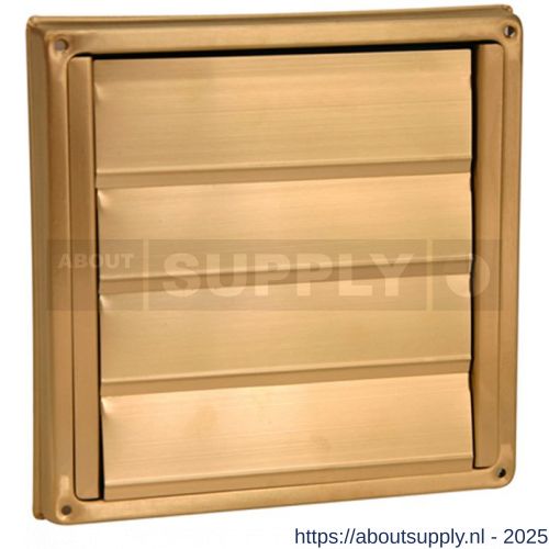 Nedco ventilatie lamellenrooster diameter 150 mm RVS messing - S24001598 - afbeelding 1