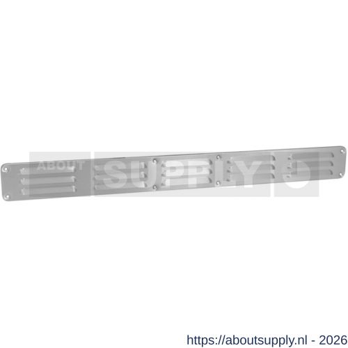 Nedco ventilatie schoepenrooster 650x65 mm aluminium - S24002214 - afbeelding 1