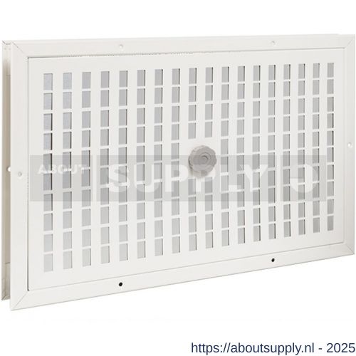 Nedco ventilatie aluminium deurrooster 445x245 mm wit - S24001419 - afbeelding 1