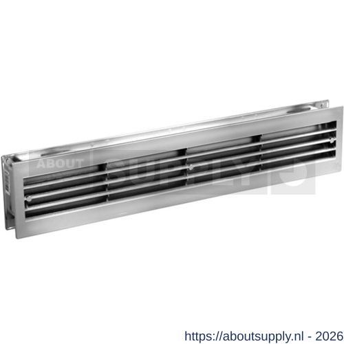 Nedco deurventilatierooster 455x90 mm PS kunststof chroom - S24001448 - afbeelding 1
