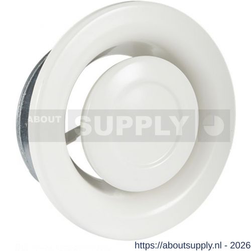 Nedco ventielrooster afvoerventiel met aansluitbus diameter 100 mm - S24001288 - afbeelding 1
