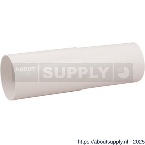Nedco ventilatiebuis rond kunststof buisstuk diameter 125 mm kunststof wit 5000 mm - S24002906 - afbeelding 1