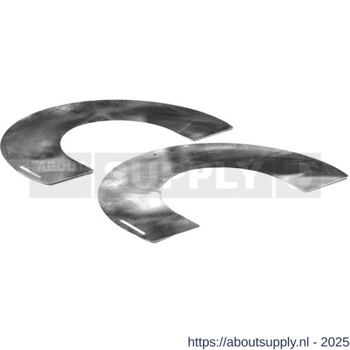 Nedco rookgasafvoer dubbelwandig 250 mm rozet 0-30 graden - S24000421 - afbeelding 1