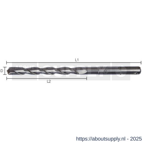 Labor GK190600 SDS Plus hamerboor 2-snijder 19.0x540/600 mm etui - S50302173 - afbeelding 1