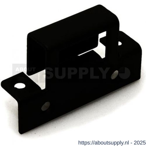 Dulimex DX PO SK DD RZ dagschoot-sluitkom DX voor dubbele en gelijkliggende deursituatie voor DX 2-serie mat zwart - S30203740 - afbeelding 1