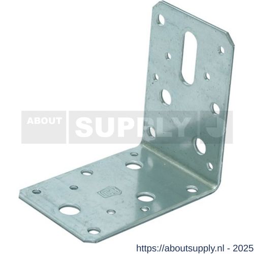 GB 072221 bovendorpelanker 100 graden 90x90 mm 60x2,5 mm sendzimir verzinkt - S18001174 - afbeelding 1