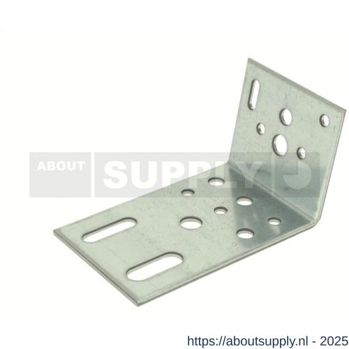 GB 07250 bovendorpelanker 100 graden 50x90 mm 60x2 mm sendzimir verzinkt 12x4-24x6-24x8,5 mm - S18001175 - afbeelding 1