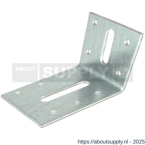 GB 072500 bovendorpelanker 100 graden 55x85 mm 60x2,5 mm zink-magnesium ZM-4 32x9-50x9 mm - S18002371 - afbeelding 1