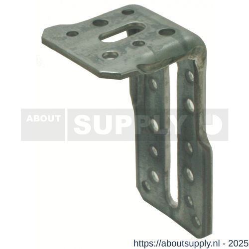 GB 073145 XL-hoekanker 75x150 mm 72x5 mm sendzimir verzinkt 30x12,5-110x12,5 mm - S18001217 - afbeelding 1
