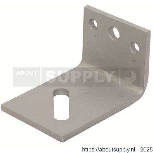 GB 0756765 hoekanker zwaar diagonaal slobgat type 60 60x100 mm 70x6 mm sendzimir verzinkt 50x13 mm diagonaal - S18001211 - afbeelding 1