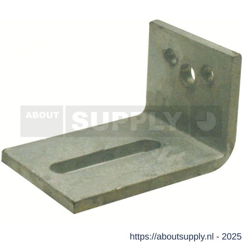 GB 0758766 hoekanker zwaar type 33 60x100 mm 70x8 mm thermisch verzinkt 65x13 mm - S18001291 - afbeelding 1