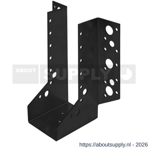 GB 0783202 raveeldrager zwaar 335/50x143 mm 2 mm epoxy coating zwart - S18002841 - afbeelding 1