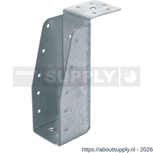 GB 093131 balkdrager lange lip GBS-LL 46x146 mm 1,5 mm RVS 304 - S18002422 - afbeelding 1