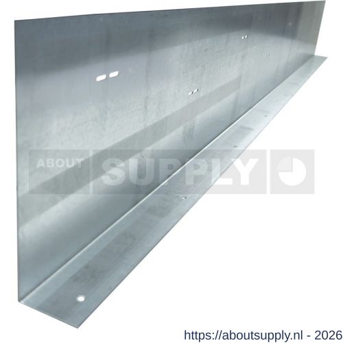 GB 113490 metalen randkist 90 graden vlak 490x2000 mm 1,5 mm sendzimir verzinkt - S18002751 - afbeelding 1