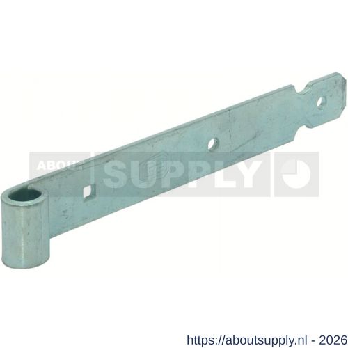 GB 42505 heng voor pen diameter 16 mm 300 mm 40x5 mm thermisch verzinkt 9x9 mm - S18002080 - afbeelding 1