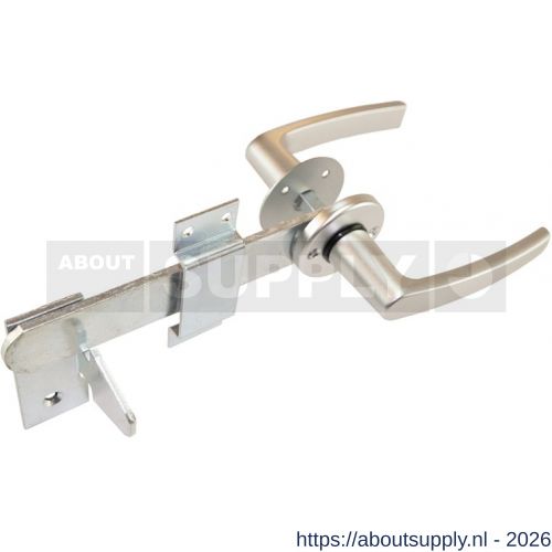 GB 74449 tuindeursluiting met neus elektrolytisch verzinkt - S18002722 - afbeelding 1