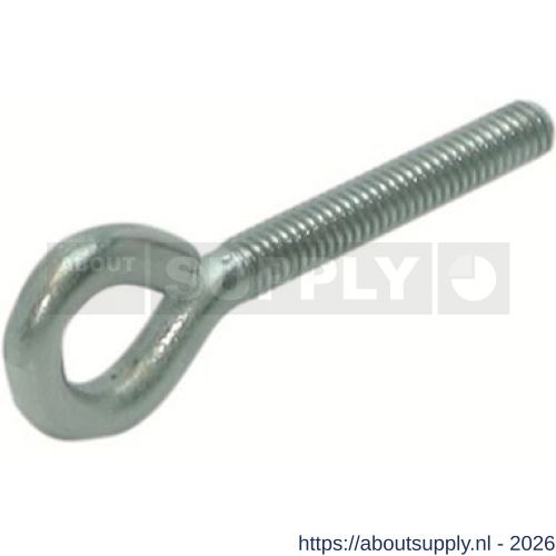 GB 80015049 schroefoog metrisch draad M6 20x10 mm diameter 5,25 mm elektrolytisch verzinkt - S18000324 - afbeelding 1