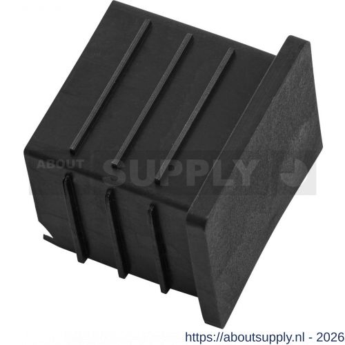 Hermeta 3005 zitbank steun eind voor bankprofiel 3000 wit - S20101699 - afbeelding 1